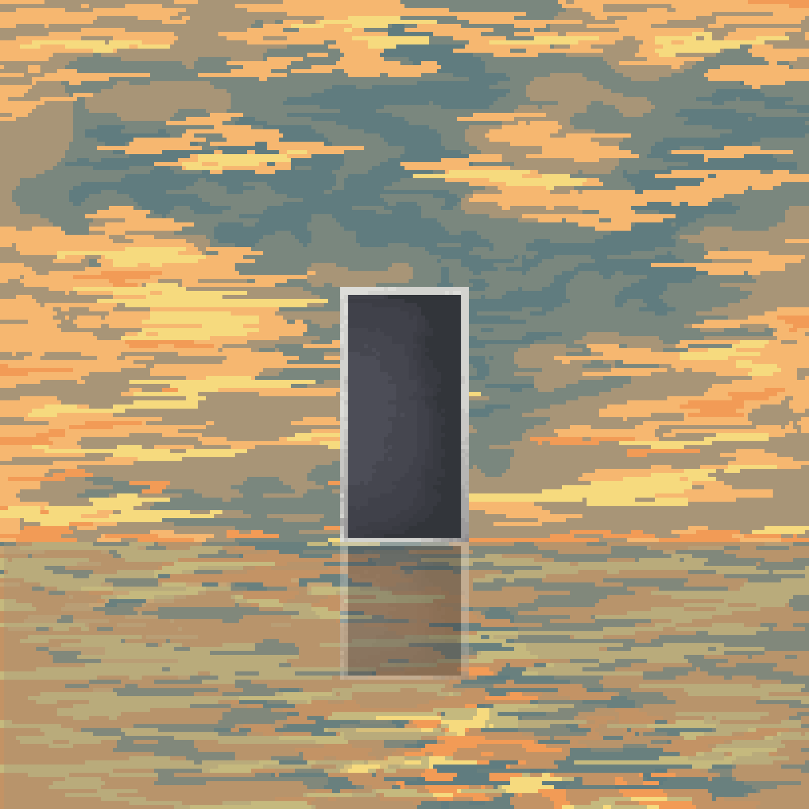 Colourful Couds Door1